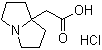 双稠吡咯啶-9-盐酸盐分子结构 (CAS 124655-63-6)