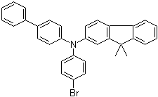 structure of CAS# 1246562-40-2, N-[1,1'-联苯]-4-基-N-(4-溴苯基)-9,9-二甲基-9H-芴-2-胺