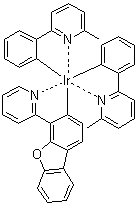CAS # 1246562-68-4, Bis[2-(6-methyl-2-pyridinyl)phenyl][4-(2-pyridinyl)-3-dibenzofuranyl]iridium