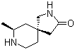 (5R,7S)-rel-7-甲基-2,8-二氮杂螺[4.5]癸烷-3-酮分子结构 (CAS 1246650-85-0)