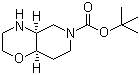 structure of CAS# 1246650-98-5, (4aR,8aS)-rel-六氢-2H-吡啶并[4,3-b]-1,4-恶嗪-6(5H)-羧酸叔丁酯