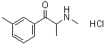 structure of CAS# 1246816-62-5, 2-(甲基氨基)-1-(3-甲基苯基)-1-丙酮盐酸盐