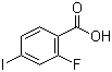 structure of CAS# 124700-40-9, 2-氟-4-碘苯甲酸