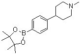 CAS # 1247000-92-5, 4-(1-Methyl-4-piperidyl)phenylboronic acid pinacol ester, 1-Methyl-4-[4-(4,4,5,5-tetramethyl-1,3,2-dioxaborolan-2-yl)phenyl]piperidine