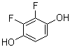 2,3-二氟-4-羟基苯酚分子结构 (CAS 124728-90-1)