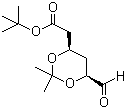 structure of CAS# 124752-23-4, (4R-cis)-6-醛基-2,2-二甲基-1,3-二氧己环-4-乙酸叔丁酯