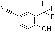 structure of CAS# 124811-71-8, 4-羟基-3-三氟甲基苯腈