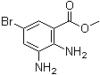 2,3-二氨基-5-溴苯甲酸甲酯分子结构 (CAS 1248541-63-0)