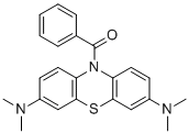 structure of CAS# 1249-97-4, 苯甲酰基隐色亚甲基蓝
