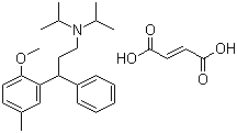 CAS # 124935-89-3, 2-Methoxy-5-methyl-N,N-bis(1-methylethyl)-3-phenylbenzenepropanamine fumarate