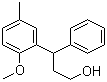 structure of CAS# 124936-75-0, 3-(2-甲氧基-5-甲基苯基)-3-苯基丙醇
