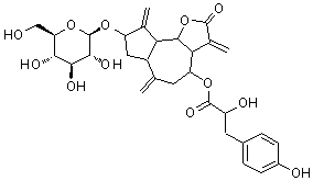 structure of CAS# 124960-89-0, Tectoroside