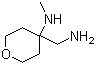 4-(甲基氨基)-2H-四氢吡喃-4-甲胺分子结构 (CAS 1249639-43-7)