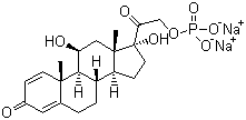 structure of CAS# 125-02-0, 泼尼松龙磷酸钠