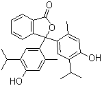 structure of CAS# 125-20-2, 百里酚酞