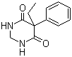 CAS 登录号：125-33-7, 扑米酮, 5-乙基-5-苯基-二氢-4,6(1H,5H)-嘧啶二酮