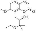 CAS # 125072-68-6, (S)-8-(3-Ethoxy-2-hydroxy-3-methylbutyl)-7-methoxy-2H-1-benzopyran-2-one
