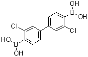 CAS # 1250864-03-9, (3,3'-Dichloro[1,1'-biphenyl]-4,4'-diyl)bis[boronic acid]
