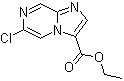 structure of CAS# 1250996-97-4, 6-氯咪唑并[1,2-a]吡嗪-3-羧酸乙酯