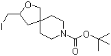 3-(碘甲基)-2-氧杂-8-氮杂螺[4.5]癸烷-8-羧酸叔丁酯分子结构 (CAS 1250998-93-6)
