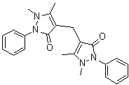 structure of CAS# 1251-85-0, 二安替比林基甲烷