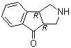 (3aR,8aR)-1,3,3a,8a-四氢茚并[1,2-c]吡咯-8(2H)-酮分子结构 (CAS 1251008-65-7)