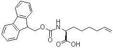 structure of CAS# 1251904-51-4, (2S)-2-[[(9H-芴-9-基甲氧基)羰基]氨基]-7-辛烯酸