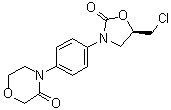 CAS # 1252018-28-2, 4-[4-[(5R)-5-(Chloromethyl)-2-oxo-3-oxazolidinyl]phenyl]-3-morpholinone