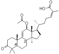 12beta-乙酰氧基胭脂虫酸分子结构 (CAS 125247-74-7)
