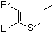 2,3-二溴-4-甲基噻吩分子结构 (CAS 125257-38-7)