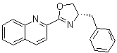 2-[(4S)-4,5-二氢-4-(苯基甲基)-2-恶唑基]喹啉分子结构 (CAS 1252576-14-9)