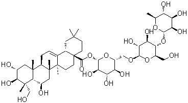 Terminoloside分子结构 (CAS 125265-68-1)