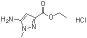 5-氨基-1-甲基-1H-吡唑-3-羧酸乙酯盐酸盐分子结构 (CAS 1253790-61-2)