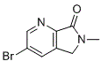 3-Bromo-6-methyl-5,6-dihydro-pyrrolo[3,4-b]pyridin-7-one molecular structure (CAS 1254319-55-5)