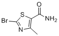 2-溴-4-甲基噻唑-5-甲酰胺分子结构 (CAS 1254694-56-8)
