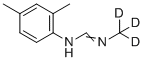 N-(2,4-二甲基苯基)-N'-(三氘甲基)甲脒分子结构 (CAS 1255517-75-9)