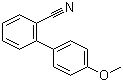 4'-甲氧基-1,1'-联苯-2-甲腈分子结构 (CAS 125610-78-8)