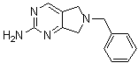 6,7-二氢-6-苄基-5H-吡咯并[3,4-d]嘧啶-2-胺分子结构 (CAS 1256353-14-6)