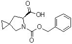 (6S)-5-氮杂螺[2.4]庚烷-5,6-二甲酸 5-苄基酯分子结构 (CAS 1256388-47-2)