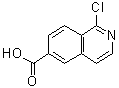 1-Chloro-6-isoquinolinecarboxylic acid molecular structure (CAS 1256787-42-4)