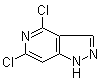 4,6-二氯-1H-吡唑并[4,3-c]吡啶分子结构 (CAS 1256794-28-1)