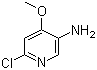 structure of CAS# 1256805-54-5, 6-Chloro-4-methoxy-3-pyridinamine
