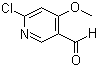 6-氯-4-甲氧基-3-吡啶甲醛分子结构 (CAS 1256823-05-8)