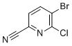 5-溴-6-氯吡啶-2-腈分子结构 (CAS 1256823-65-0)