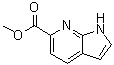 1H-吡咯并[2,3-b]吡啶-6-羧酸甲酯分子结构 (CAS 1256825-86-1)