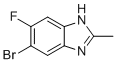 5-溴-6-氟-2-甲基-1H-1,3-苯并二氮唑分子结构 (CAS 1256958-64-1)