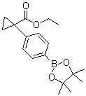 4-(1-乙氧羰基环丙基)苯硼酸频哪醇酯分子结构 (CAS 1257213-52-7)