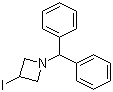 structure of CAS# 125735-40-2, 1-二苯甲基-3-碘氮杂环丁烷