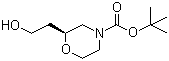 structure of CAS# 1257856-15-7, (2S)-2-(2-羟乙基)-4-吗啉羧酸叔丁酯