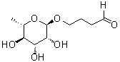 4-[(6-脱氧-alpha-L-甘露糖基)氧基]丁醛分子结构 (CAS 1258196-96-1)